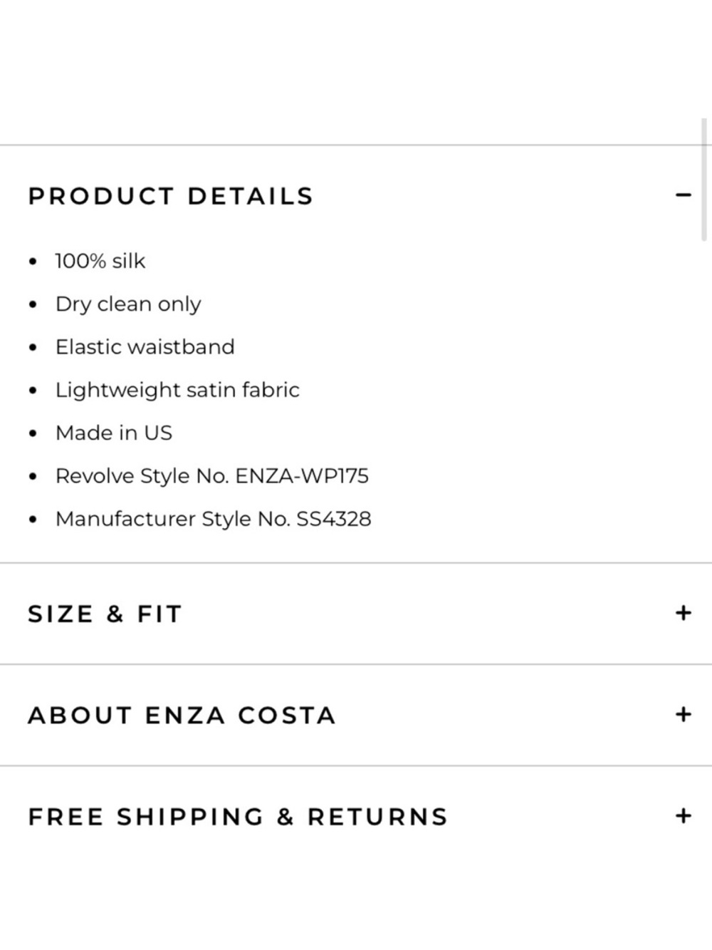 Enza Costa 100% Silk Satin Pantlet Gold NWOT Size Small - Picture 6 of 7